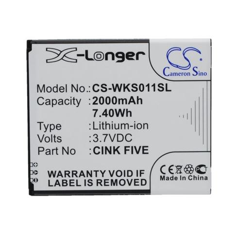 Battery for phone wiko refc cink five
