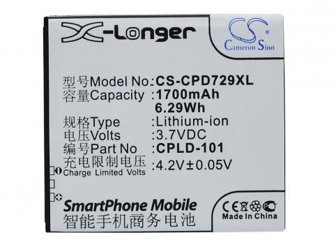 Battery  coolpad haute capacitée cpld-101 7290
