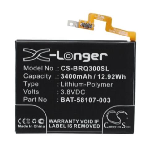 Battery for phone blackberry bat 58107 003 q30 mobile