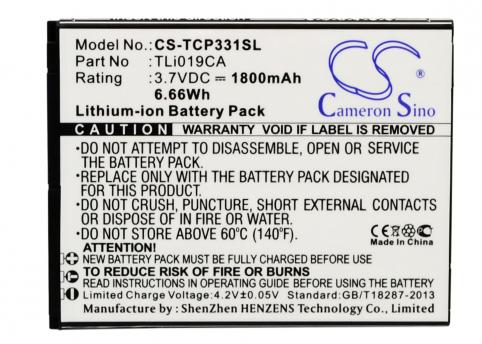 Battery mobile tcl tcl p331m