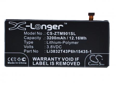 Battery  zte li3832t43p6hc15435 i