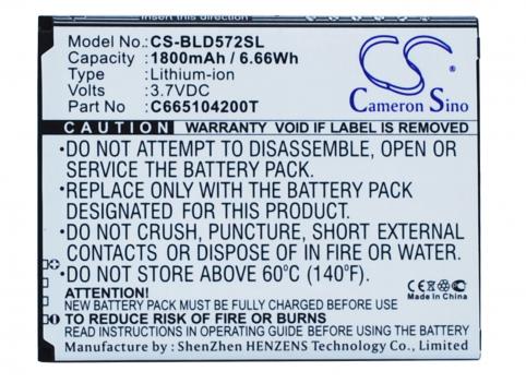 Battery  blu c665104200t studio 5.0s