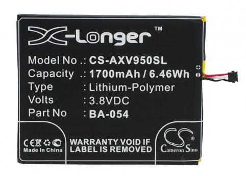 Battery mobile to v950+