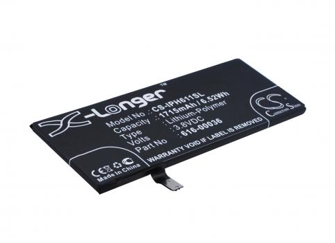 Battery for phone apple 616 00036 iphone 6s mobile