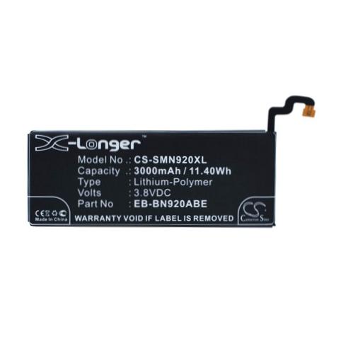 Battery for phone samsung galaxy note 5 dual sim