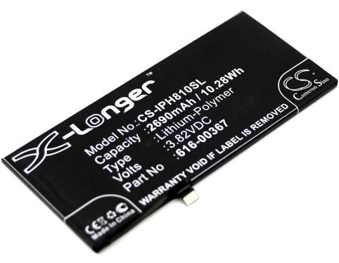 Battery  apple haute capacitée 616-00367 iphone 8 plus
