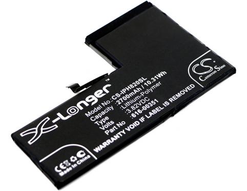 Battery  apple haute capacitée 616-00351 iphone x