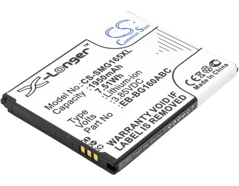 Battery for phone samsung eb bg160abc galaxy folder 2 mobile