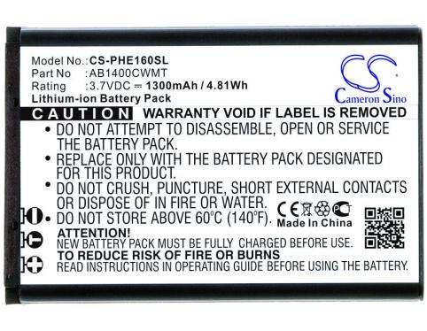 Battery  philips ab1400cwmt