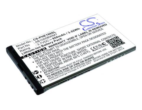 Battery  philips ab1000bwmt