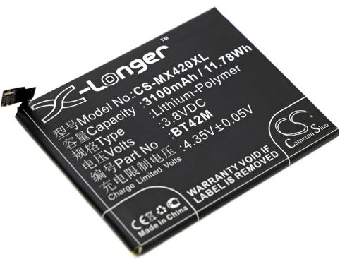 Battery  meizu bt42m m1 metal