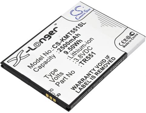 Battery  kazam tr551