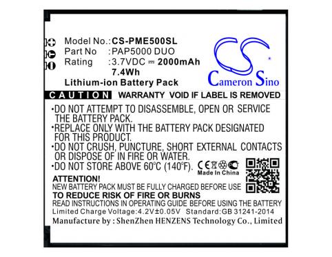 Battery  prestigio pap5000 duo multiphone 5000 duo
