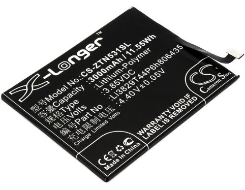 Battery  nubia li3829t44p6h806435