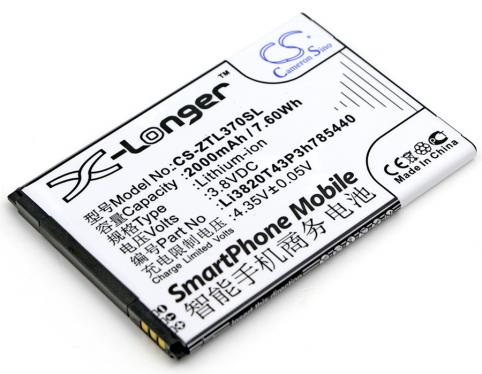 Battery  zte li3820t43p3h785440 blade l2 plus