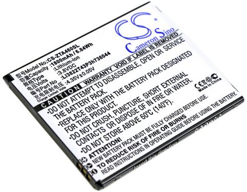 Battery  zte li3822t43p3h736044 blade a460