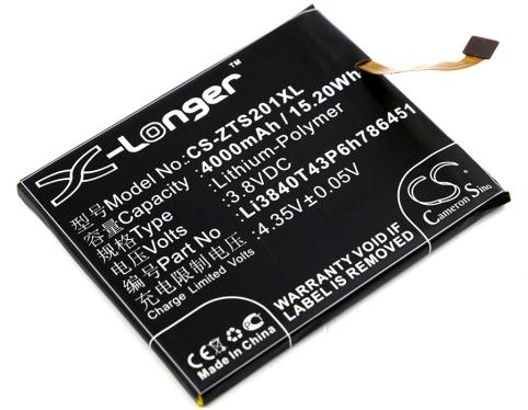 Battery  zte li3840t43p6h786451 voyage plus