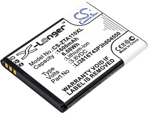 Battery  zte li3816t43p3h604550 blade a110