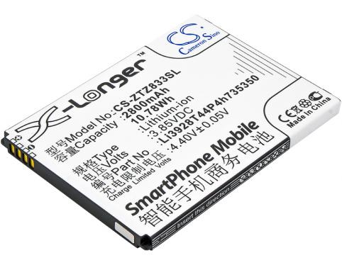 Battery  zte li3928t44p4h735350 avid trio