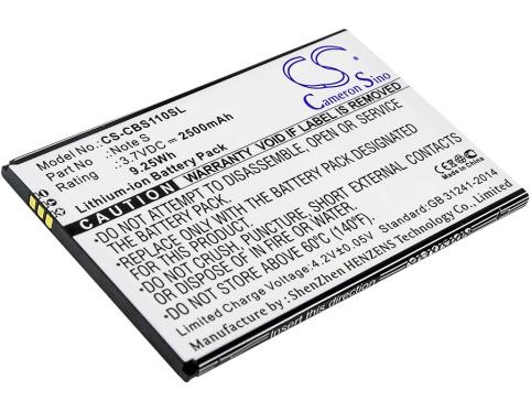Battery  cubot note s