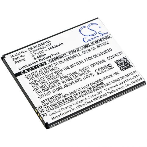 Battery  blu c746043210t d530k