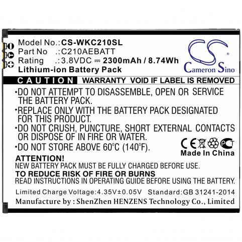 Battery mobile wiko c210