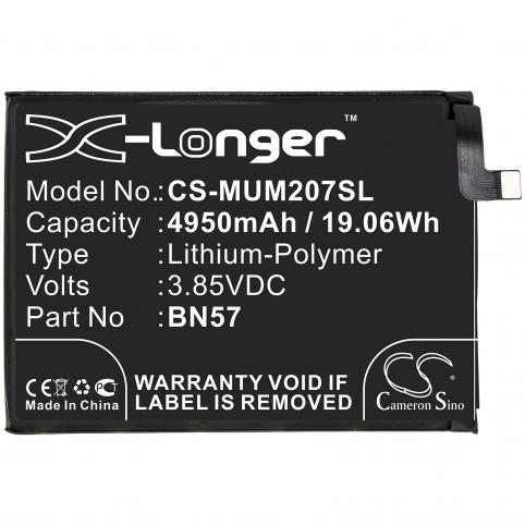 Battery for phone xiaomi mobile m2007j20cg