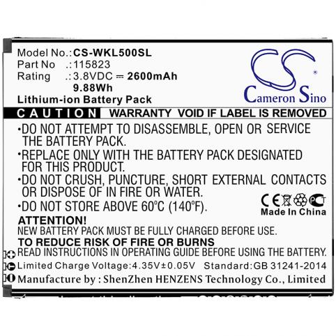 Battery for phone wiko mobile lenny 5