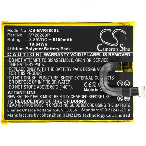 Battery  blackview v726280p bv6800