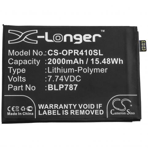 Battery  oppo blp787 cph2109
