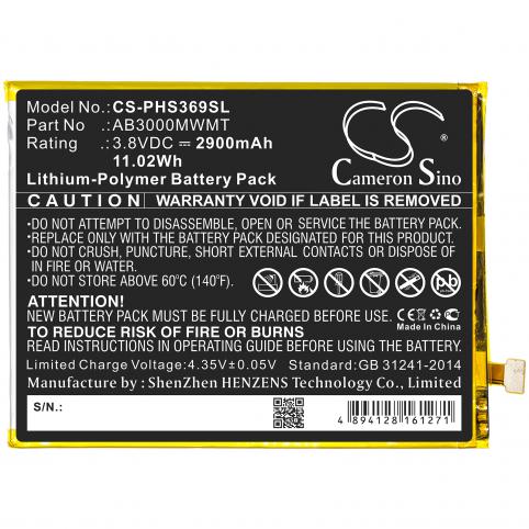 Battery  philips ab3000mwmt