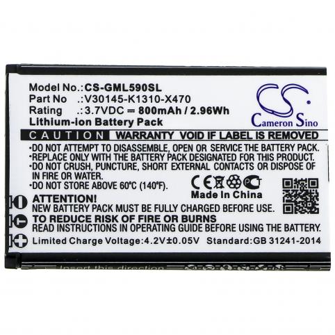Battery for phone gigaset v30145 k1310 x470 gl590 mobile