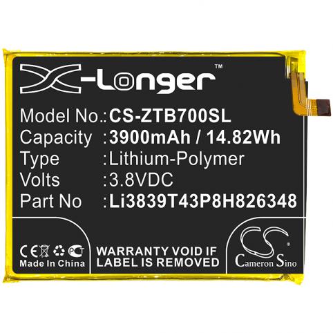 Battery  zte li3839t43p8h826348 a7010