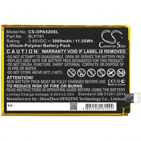 Battery  oppo blp781 a52