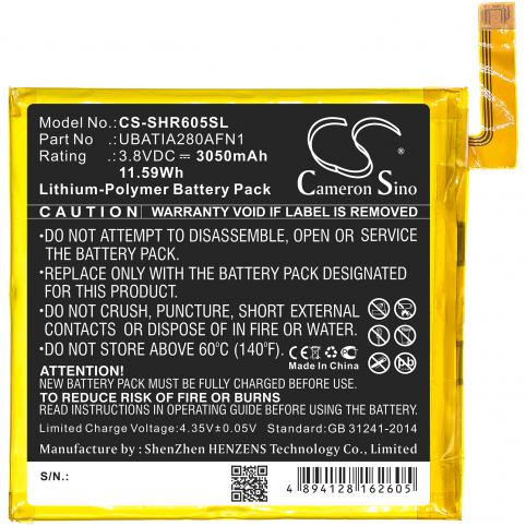 Battery  sharp ubatia280afn1