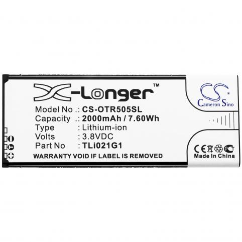Battery  alcatel tli021g1 5005r