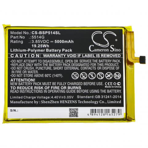 Battery  bq 5514g strike power
