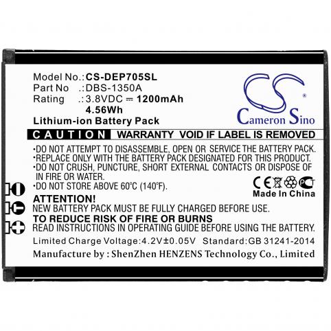 Battery mobile doro smarteasy 7050