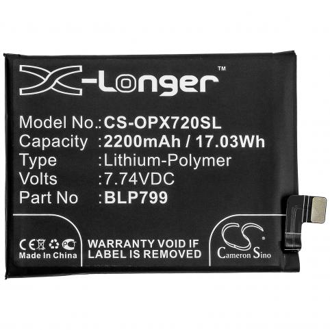 Battery mobile oppo r2121