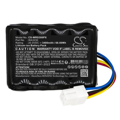 Battery for tondeuses gazon worx wr104si