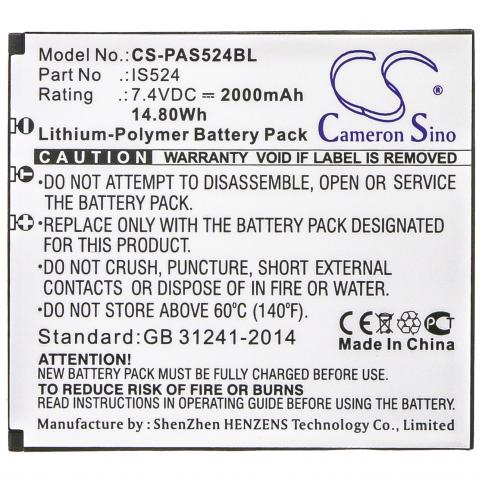 Battery for tpe terminal paiement pax d210