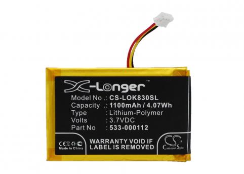 Battery  logitech 533-000112 iiiuminated living-room keyboa